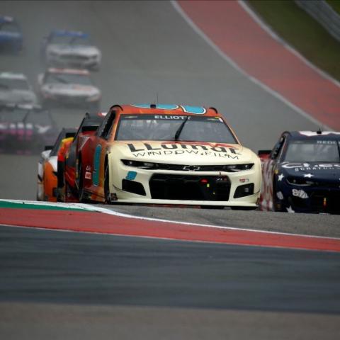 Chase Elliott led the final five laps before NASCAR officials brought out a caution for inclement weather on lap 53 and ultimately called the race with 14 laps to go at the EchoPark Automotive Texas Grand Prix at Circuit of The Americas near Austin, Texas. Drivers raced in the rain for most of the 68-lap race on the challenging 3.41-mile, 20-turn road course. 