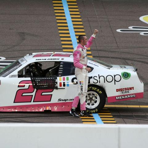 Reigning NASCAR Xfinity Series champion Austin Cindric