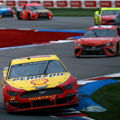 Joey Logano wins the Charlotte ROVAL