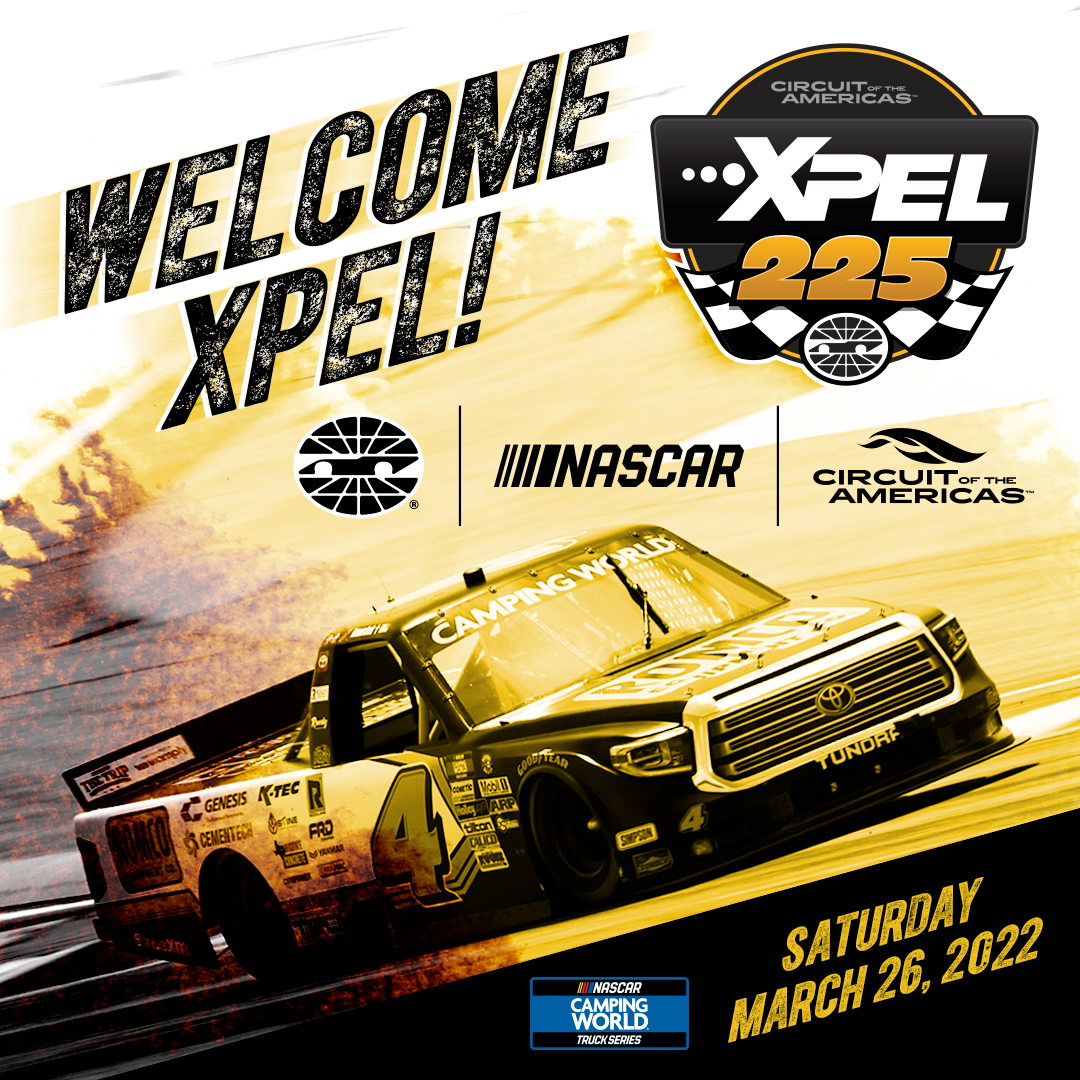 XPEL Named Sponsor of NASCAR at COTA Race Weekend News NASCAR at COTA