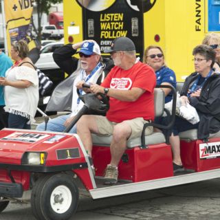 Fan Assistance Golf Cart Rides